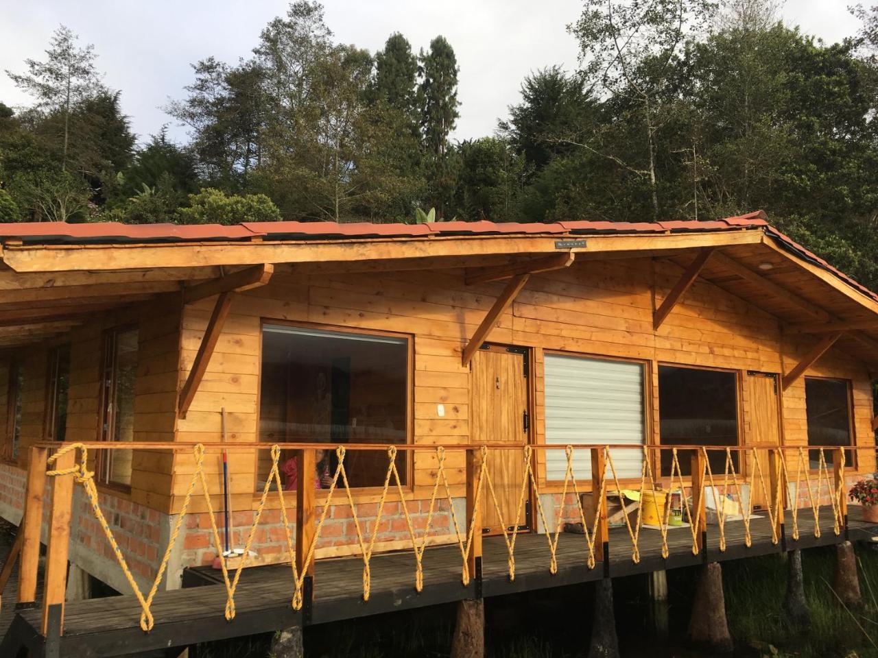 Hermosa Cabana En La Cocha-Finca Indiana El Encano Ngoại thất bức ảnh